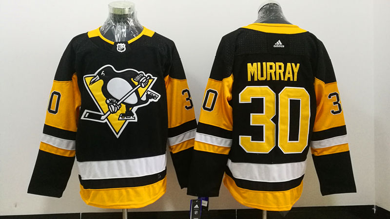Men's Pittsburgh Penguins Matt Murray #30 Black Jersey